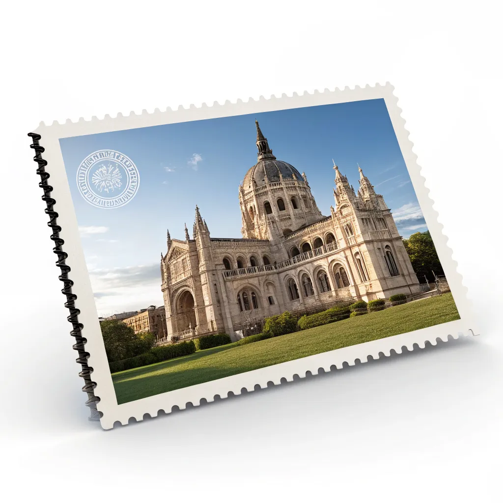Sello postal decorativo